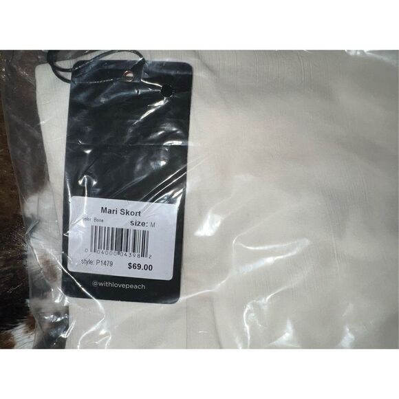 Peach Mari Skort - Bone - Picture 5 of 5